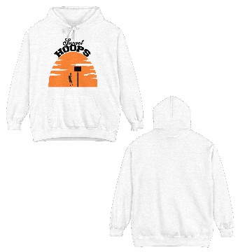 Discover Basketball Gift: Sunset Hoops Double Sided Hoodies