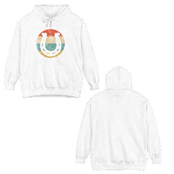 Discover Horseshoe Style Lucky Double Sided Hoodies