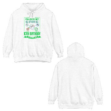 Discover 10 Gamer 10Th Bday Double Sided Hoodies