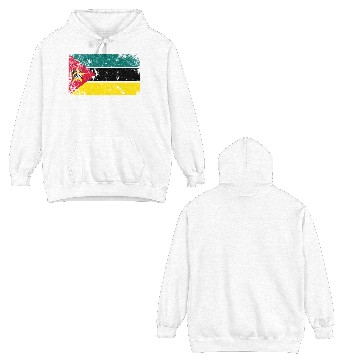 Discover Mozambican Flag Made In Mozambique Double Sided Hoodies