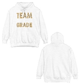 Discover Team Second Grade Leopard 2nd Grade Back To Double Sided Hoodies