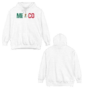 Discover Mexico Mexican Flag Pride Double Sided Hoodies
