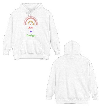 Discover Red Blue Green Art Design Double Sided Hoodies