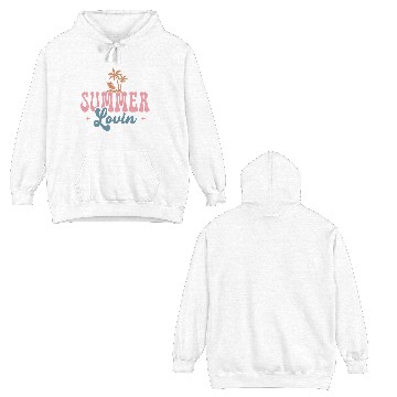 Discover Summer Vibes Double Sided Hoodies