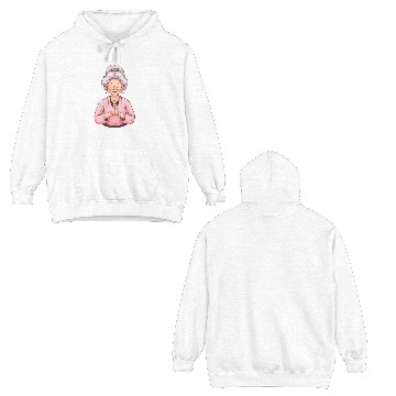 Discover Yoga Grandma Double Sided Hoodies