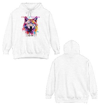 Discover Lone Wolf in Multicolor Double Sided Hoodies