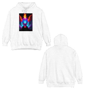 Discover Psyschedelic Skull Blazer Double Sided Hoodies