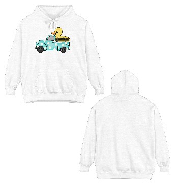 Discover Duck Swimming Ring Double Sided Hoodies