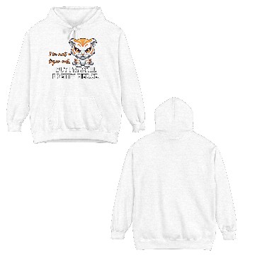 Discover Animals: Angry Tiger cub Double Sided Hoodies