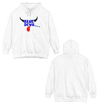 Discover Blue Devil Double Sided Hoodies