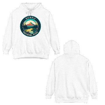Discover Olympic National Park Double Sided Hoodies