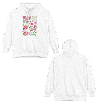Discover Lavender and Lilac Spring Flowers Double Sided Hoodies