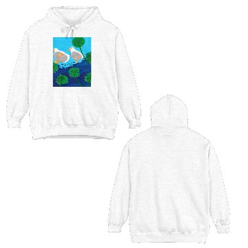 Discover Duck Pond Double Sided Hoodies