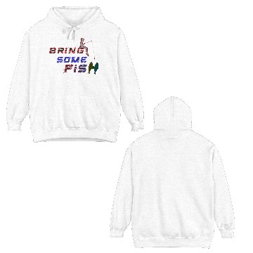 Discover bring some fish Double Sided Hoodies
