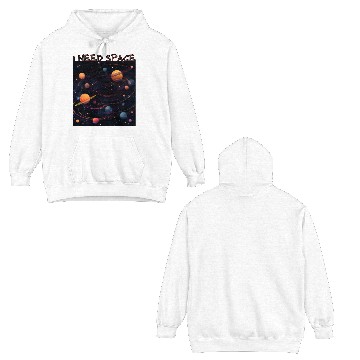 Discover i need space, planets constellation Double Sided Hoodies
