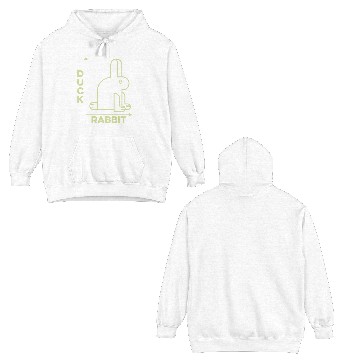 Discover Math Duck Rabbit Double Sided Hoodies