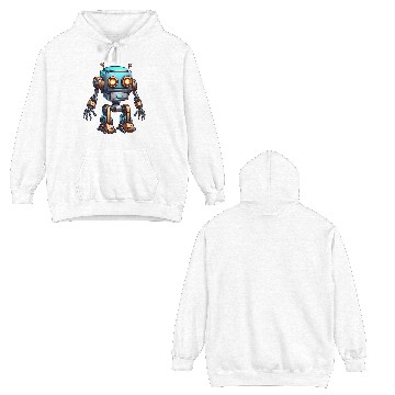 Discover Robot / Machine / AI / Innovation / Computer Double Sided Hoodies