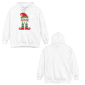 Discover auntie elf Double Sided Hoodies