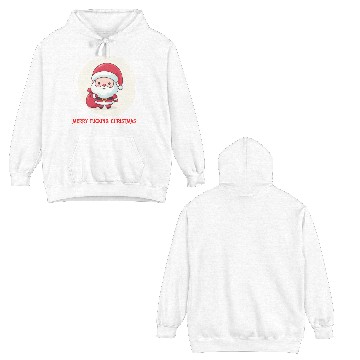 Discover Cute Bad Santa Double Sided Hoodies