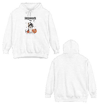 Discover Boo-tiful Night: A Halloween Tale Double Sided Hoodies