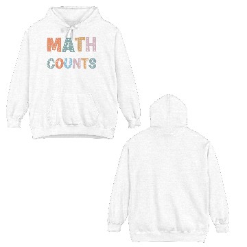 Discover Funny Math- Math the Only Subject that Counts-Math Double Sided Hoodies