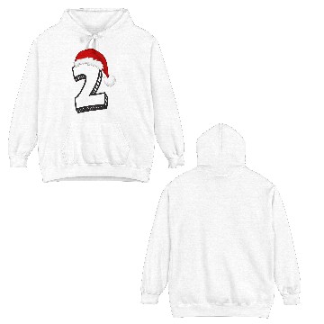 Discover Number 2 Second Birthday - Christmas Two Double Sided Hoodies