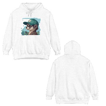 Discover Cool Racoon Double Sided Hoodies