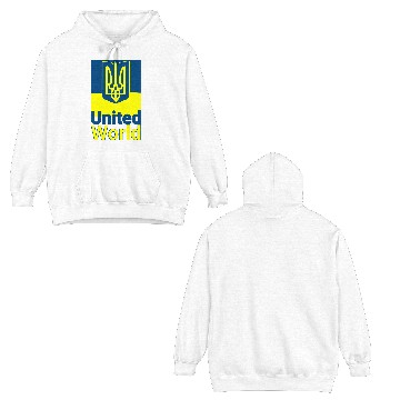 Discover United World Ukraine Double Sided Hoodies