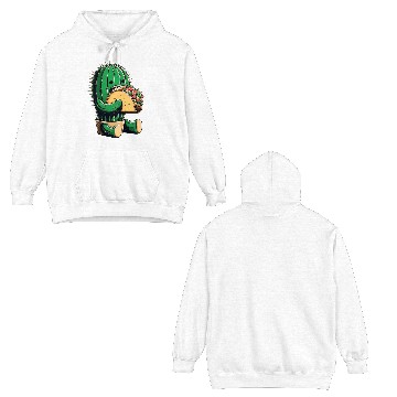 Discover Mexican taco cactus Double Sided Hoodies