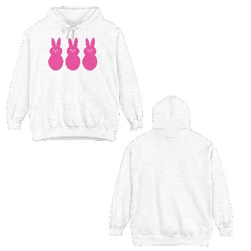 Discover Easter Bunny Peeps Dab Dabbing Double Sided Hoodies