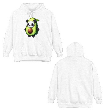 Discover Panda in avocado costume Double Sided Hoodies