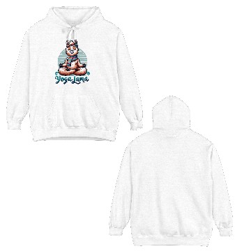 Discover Yoga-Llama Serenity Double Sided Hoodies