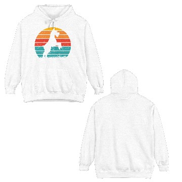 Discover Schnauzer Dog Sunset Double Sided Hoodies