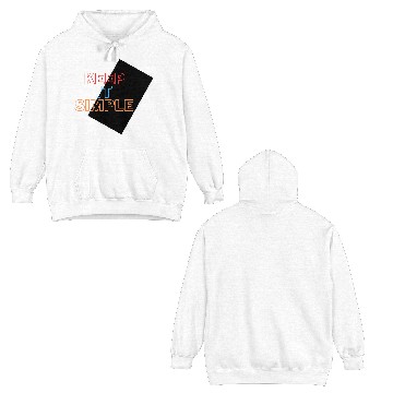 Discover Minimalist Mastery: Keep It Simple Apparel Double Sided Hoodies
