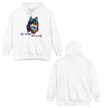 Discover Wolf inspired Double Sided Hoodies collection.