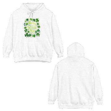 Discover SHAMROCK green, st patricks day Double Sided Hoodies