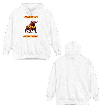 Discover This is my pride flag Spain Double Sided Hoodies