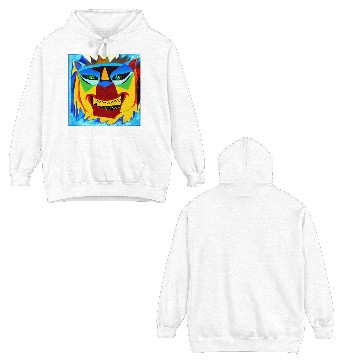 Discover abstract lion Double Sided Hoodies
