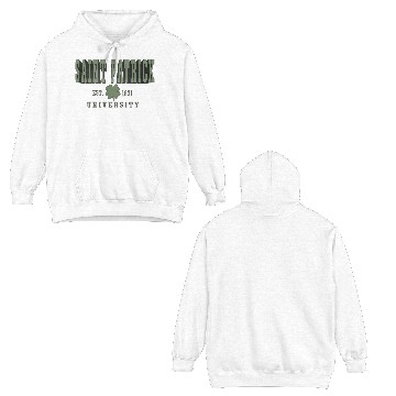 Discover Saint Patrick University Double Sided Hoodies
