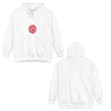 Discover Japanese Fingerprint Flag Double Sided Hoodies