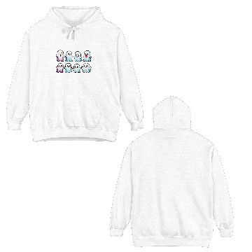 Discover Boo Crew - Halloween Cute Ghost Double Sided Hoodies