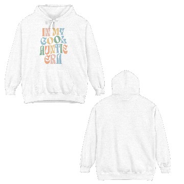 Discover Cool auntie Time Double Sided Hoodies