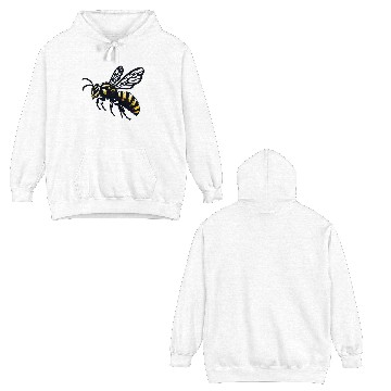 Discover Two Color Wasp Insect Art 2 Double Sided Hoodies