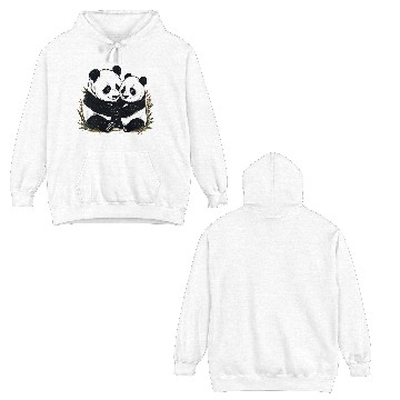 Discover Panda Double Sided Hoodies