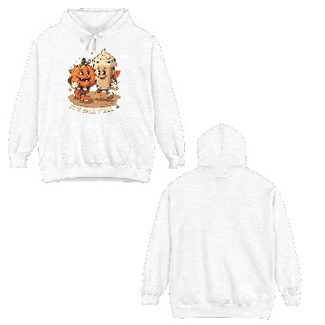Discover It's Fall Y'all Funny Pumpkin Spice Latte Double Sided Hoodies
