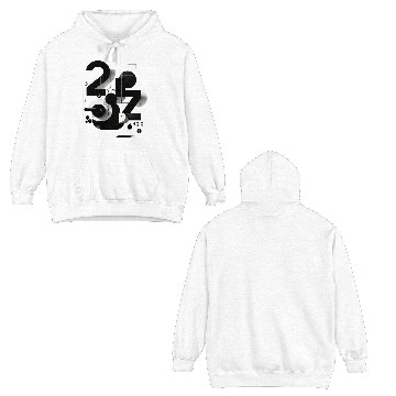 Discover Abstract Lucky number 2 Double Sided Hoodies