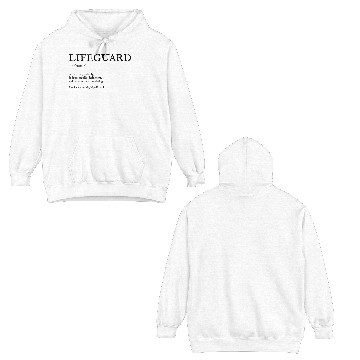 Discover Funny and Creative Swimming Lifeguard Double Sided Hoodies