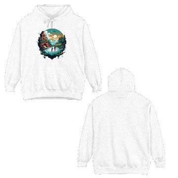 Discover action adventure Double Sided Hoodies