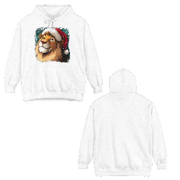 Discover Leo Christmas Double Sided Hoodies