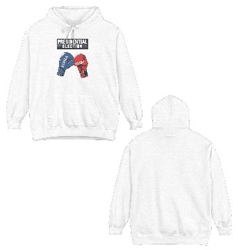 Discover Presidential election Double Sided Hoodies